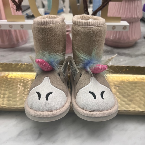 Muk Luks Zoo Babies toddler girl boots size 8 - Picture 2 of 4